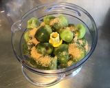 Une image de l'étape 2 de Compote de kiwis du jardin à la vanille.