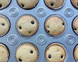A picture of step 6 of Blueberry lemon cupcakes.