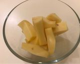 Foto del passaggio 4 della ricetta Polenta integrale viola 💜 con fonduta di taleggio