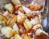 รูปขั้นตอนการทำที่ 2 ของ ยำไข่ขาวกรอบ 🍳 / Spicy deep fried white egg salad 🍳