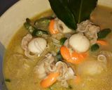 Foto langkah ke 6 dari resep Srimping kuah mentega lombok ijo.