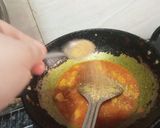 A picture of step 3 of Tori ki sabzi.