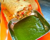 A picture of step 9 of Dosa Paratha Role.