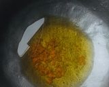A picture of step 1 of Golden Macaroni.