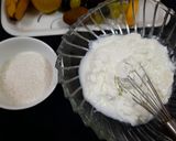 A picture of step 1 of Dehi wala meetha fruits chaat.