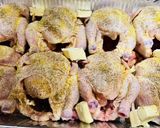 A picture of step 4 of Thanksgiving Cornish Hens.