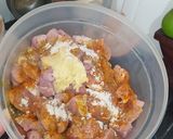 Foto del paso 1 de la receta: Cubos de cerdo enharinados con salsa agridulce