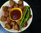 A picture of step 8 of Dal vada.