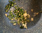 A picture of step 8 of Veg Chilli Momos.