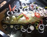 A picture of step 4 of Grilled stuffed fish.