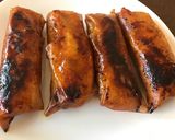 A picture of step 6 of Turon Filipino Banana Lumpia Dessert.