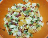 A picture of step 1 of Creamy fruit salad.