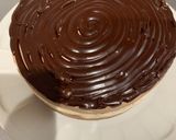Foto langkah ke 11 dari resep Double chocolate cheese cake (tanpa gelatin).