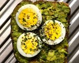 A picture of step 5 of Avocado Toast.