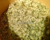 A picture of step 1 of Moong Dal fritters/ Mangodi.