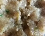 A picture of step 1 of Chicken wonton.