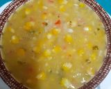 A picture of step 7 of Romancing The Rains, Indo - Chinese Sweet Corn Soup.