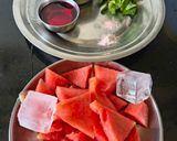 A picture of step 1 of Watermelon Rose Refreshing Cooler - Quench Your Thirst In Summer.