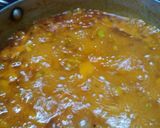 A picture of step 5 of Meethi Keri sabji (sweet raw mango curry).