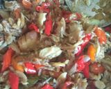 Foto langkah ke 3 dari resep Tumis ikan layur asin dan Teri.