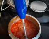 A picture of step 3 of Rice Pulao with Tomato soup.