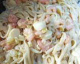 Foto del paso 7 de la receta: Pasta con crema de camarones y vieiras