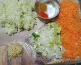 A picture of step 1 of Veg steam momos.