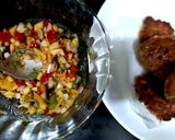 A picture of step 3 of Lemon Garlic Smoked Tuna Chaat.