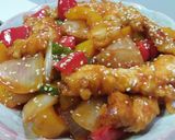 A picture of step 5 of Sweet and Sour Chicken Strips.