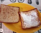 A picture of step 1 of Cheese spread egg sandwich.