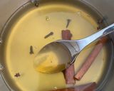 A picture of step 2 of Rakomelo | raki with honey | Greek traditional drink.