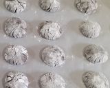 عکس مرحله 4 از دستور کوکی ترک دار شکلاتی 😋😍 Chocolate cookies
