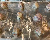 A picture of step 3 of Oven-Baked Potato balls.