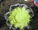 A picture of step 4 of Eggless Cassata (Ice cream Cake).