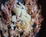 Édes chilis baconos kelbimbó rizzsel recept fázis 3 fotója