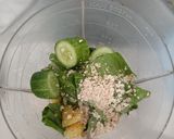 Foto langkah ke 2 dari resep Green smoothies plus oat.