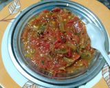 A picture of step 4 of Tomato and Onion Chutney.