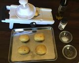 A picture of step 1 of California Farm Scalopped Truffle Potatoes Anna.