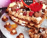 Une image de l'étape 11 de Gâteau croquant coeur chocolat saint Valentin #cuisineravecamour.