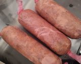 Foto del paso 4 de la receta: Salchichas🌭ahumadas🍖de pollo🍗y cerdo🥓caseras🌭🧄🥙