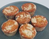 Foto del paso 4 de la receta: Muffins de arándanos y manzana con crumble 🫐🍎🧁☕️🧉