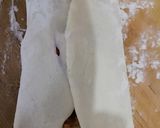A picture of step 2 of Tikka paratha pockets.
