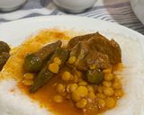 عکس مرحله 1 از دستور قیمه بامیه