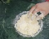 A picture of step 3 of Nankhatai.