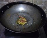 A picture of step 4 of Curd rice.