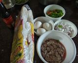 এগ মাটন চাউমিন (egg mutton chow mein recipe in Bengali) রেসিপি ধাপ - 1 ছবি