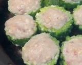 Foto del paso 4 de la receta: Balsamina rellena de pescado (comida china)