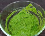 A picture of step 4 of Palak Chickpea kebab with cheese filling.