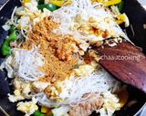 Hình bước làm 8 của món Bún xào Singapore (vị cà ri)