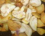 A picture of step 5 of Baigan aloo 🍆🍆🥔🧅.